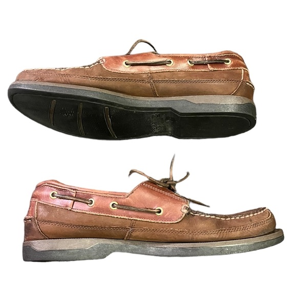 Sperry Top-Sider Mako Collection Brown Leather Boat Shoes | Men’s 13M - Picture 4 of 7